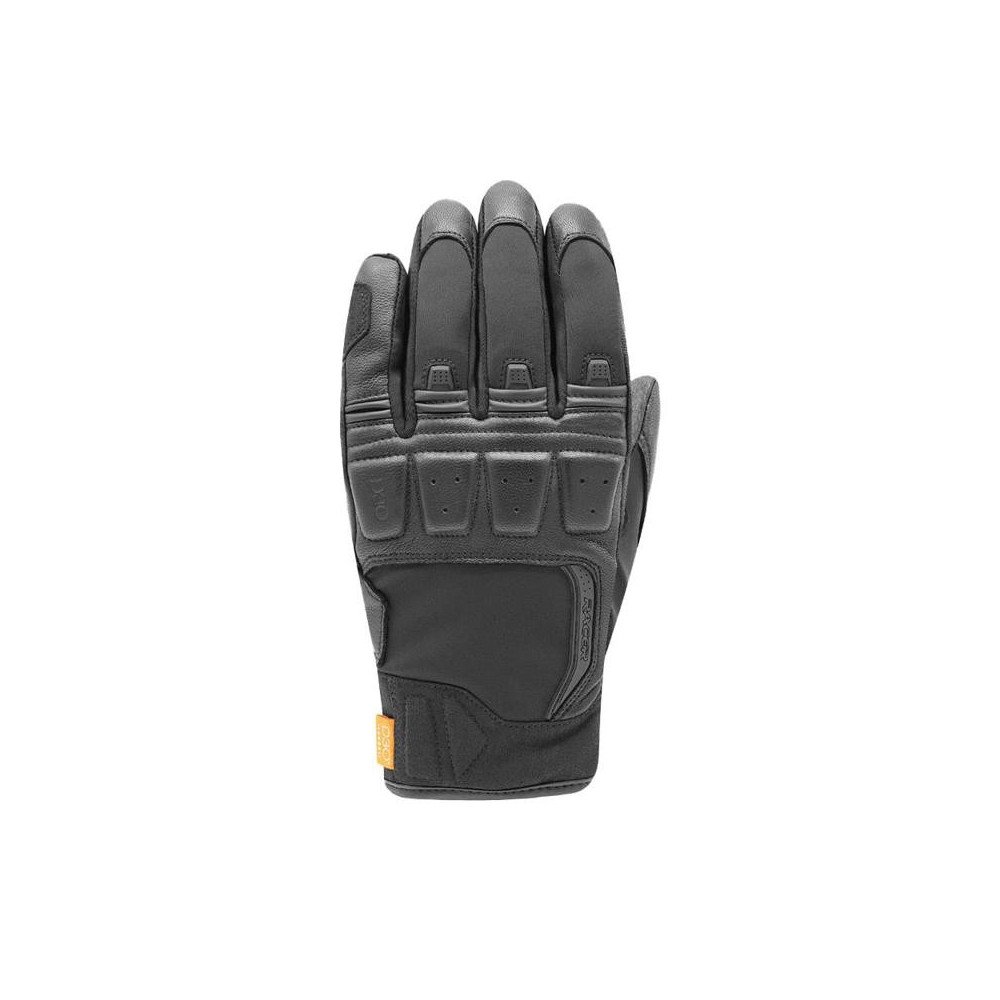 Gants moto homme Racer Ronin Winter 2XL hiver Softshell cuir chèvre Polymax D3O CE noir Neufs