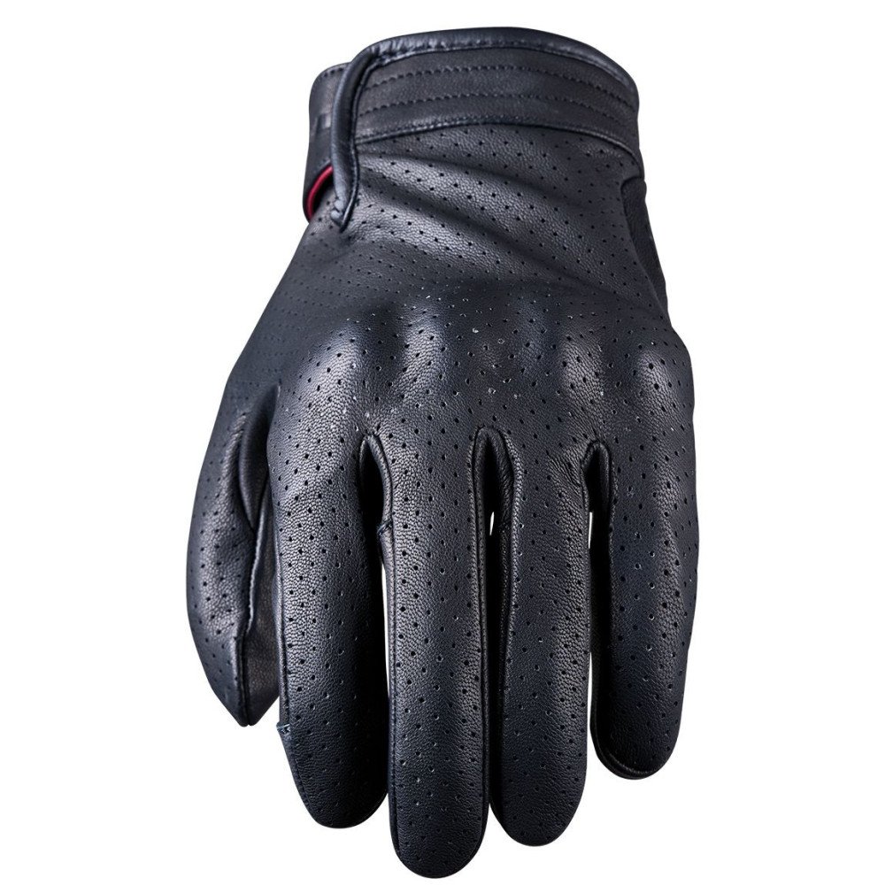 Five Mustang Evo Mujer M verano negro perforado piel de cabra guantes de moto CE Nuevo