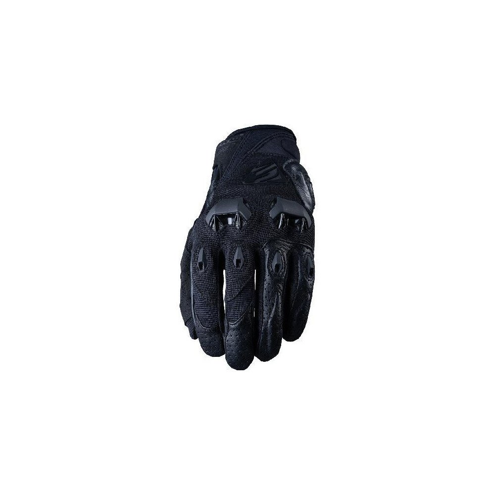 Five Lady Stunt Evo 2 M guantes de moto de cuero de cabra de verano para mujer AirgoProtech ErgoProtech CE negro A estrenar