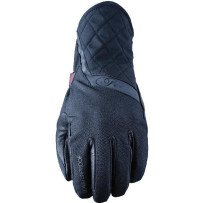 Gants moto femme Five Milano Evo Woman WP M mi-saison cuir chèvre 5-DryTech CE noir Neufs