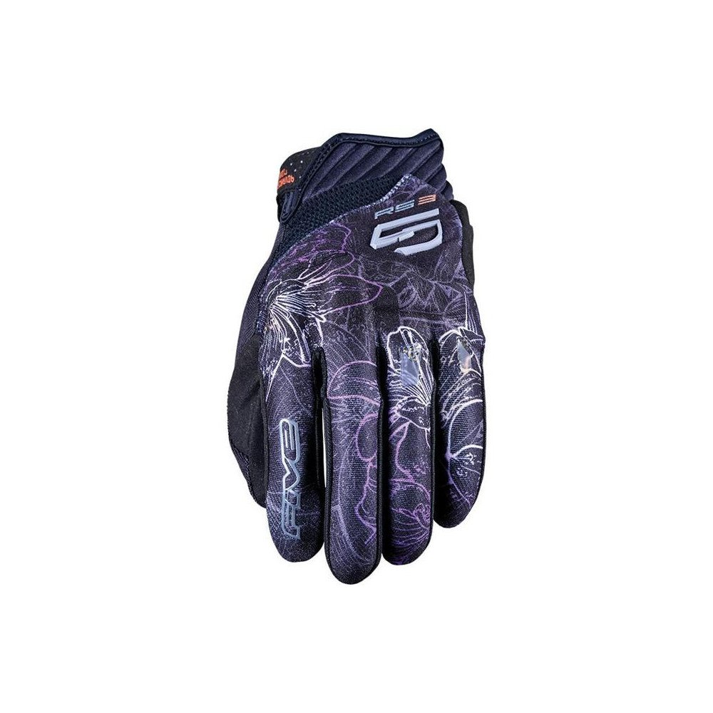 Women’s motorcycle gloves Five RS3 Evo Graphics Woman Boréal M summer Spandex ErgoProtech CE New
