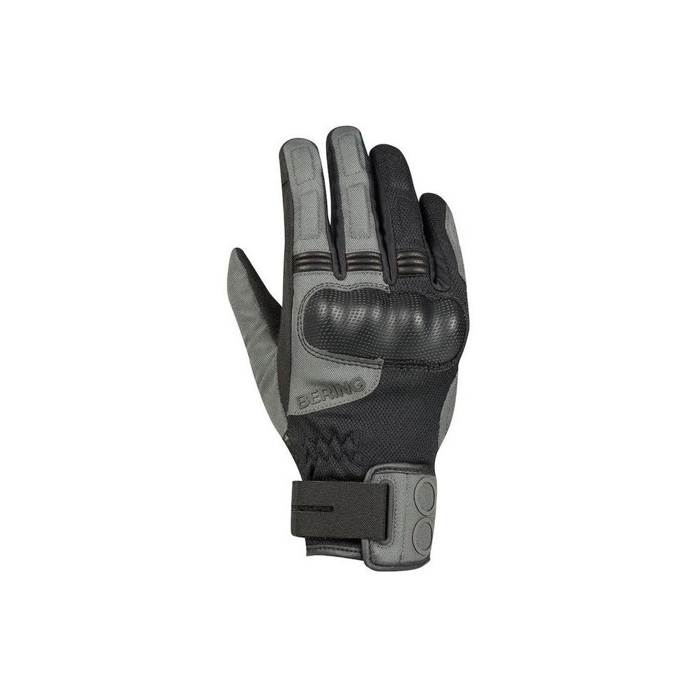 Women's motorcycle gloves Bering Lady Profil M mid-season Mesh Fibre Tech CE black/grey New