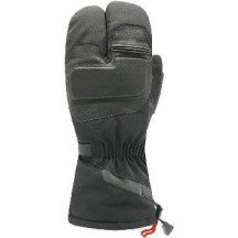 Men’s motorcycle gloves Racer Turster S winter leather Softshell Polymax D3O Fiberfill CE black New