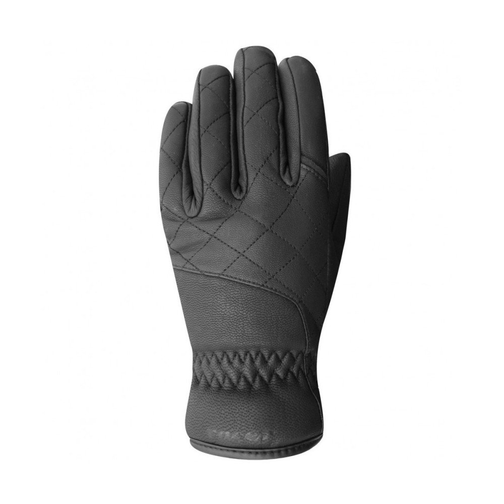Women’s motorcycle gloves Racer Louise XS winter goatskin leather Polymax Fiberfill CE black New