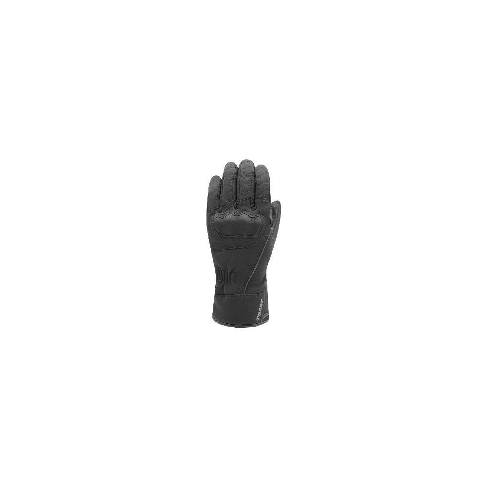 Racer Sierra 2 XS mujeres de invierno de nylon Softshell Polymax Fiberfill Ergoflex CE negro guantes de moto Nuevo