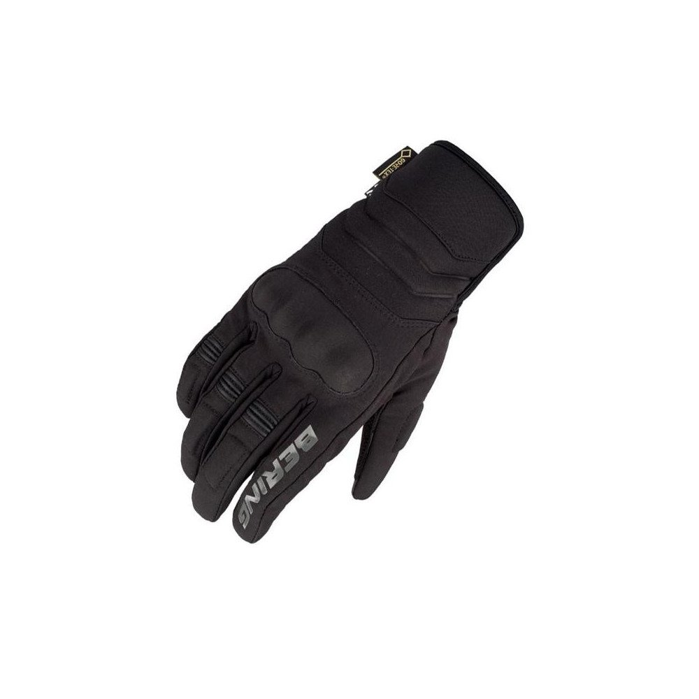Motorradhandschuhe Damen Bering Eksel Gore-Tex L Übergangszeit Ziegenleder Softshell CE schwarz Neu