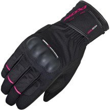 Motorradhandschuhe Damen Ixon Pro Russel Lady L Winter Stoff Chamude wasserdichte Membran CE schwarz/fuchsia Neu