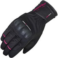 Women’s motorcycle gloves Ixon Pro Russel Lady L winter suede fabric waterproof membrane CE black/fuchsia New