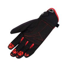 Guantes moto hombre Bering Grissom XS verano tejido poliester Amara Sensor System CE negro/rojo Nuevo