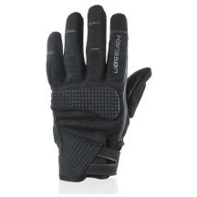Harisson Rio S verano negro nylon cuero moto guantes CE Nuevo