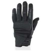 Gants moto homme Harisson Rio S été nylon cuir CE noir Neufs