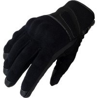 Gants moto homme BLH Be Fresh 2 S été mesh cuir slider CE noir Neufs