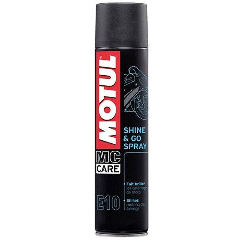 Glanzspray „Motul Shine & Go MC Care E10” für Motorradverkleidungen