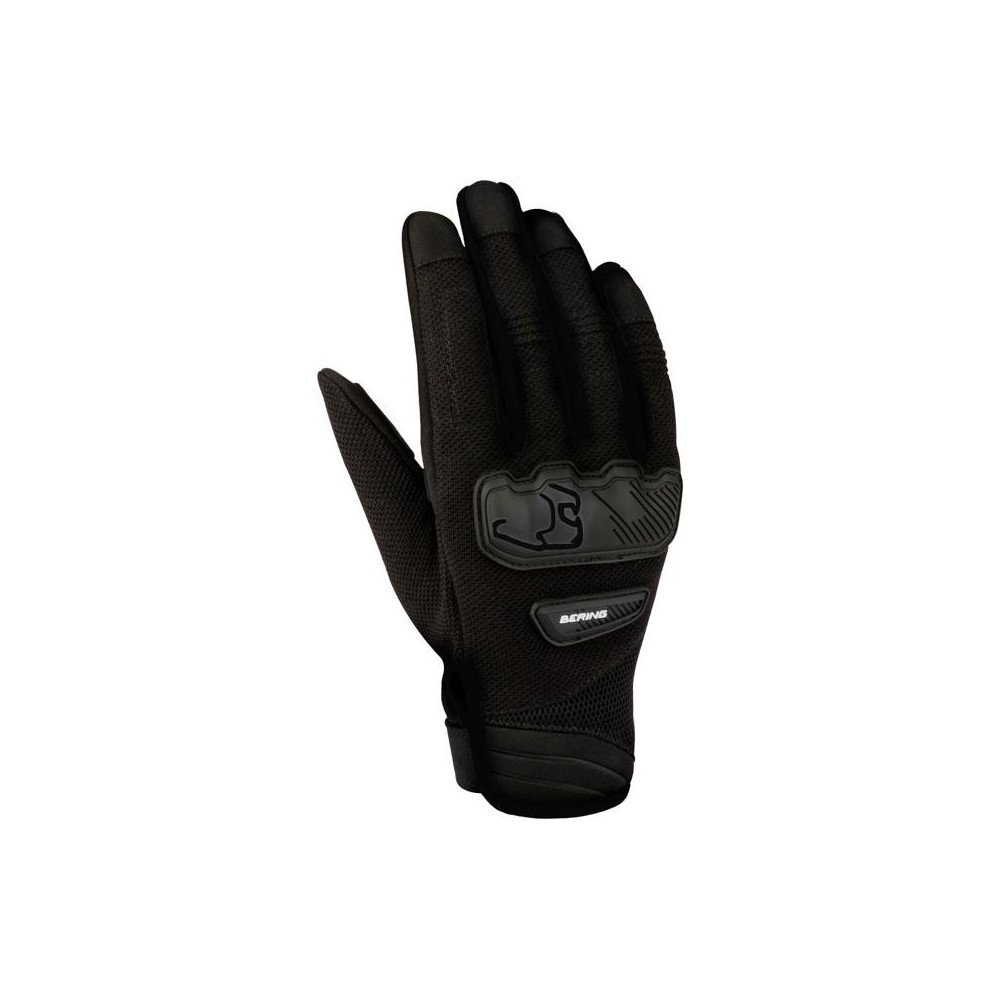 Guantes moto hombres Bering York S verano poliéster Mesh 3D Amara CE negro Nuevo