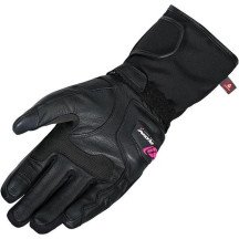 Guantes de moto para mujerIxonPro Rescue Lady XS de invierno, de piel de cabra, Softshell, Primaloft, TPU, homologación CE, negr