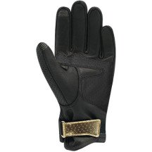 Mujer Racer Shirley Gasolina M verano guantes de piel de cabra D3O CE negro/oro Nuevo