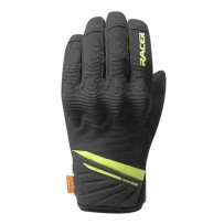Motorradhandschuhe Herren Racer Roca 2 M Sommer Spandex Neopren D3O CE schwarz/neongelb Neu