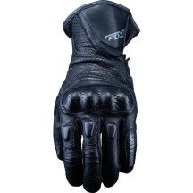 Motorradhandschuhe Herren Five Urban 3XL Übergangszeit Ziegenleder perforiert lange Stulpe CE schwarz Neu