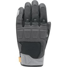 Gants moto homme Racer Ronin Winter 2XL hiver Softshell cuir chèvre Polymax D3O CE gris/noir Neufs