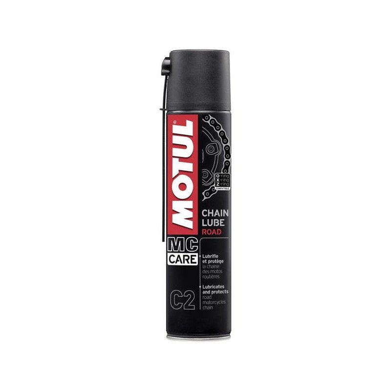 Motul motorcycle chain lubricant Road MC Care C2 spray chain lube