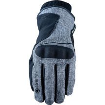 Guantes moto hombre Five Stockholm Gore-Tex 2XL media temporada piel cabra Gore-Tex Thinsulate CE gris Totalmente nuevos