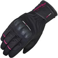 Motorradhandschuhe Damen Ixon Pro Russel Lady S Winter Stoff Veloursleder wasserdichte Membran CE schwarz/fuchsia Neu