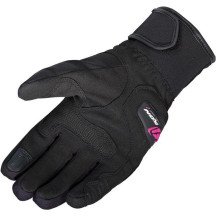 Guantes de moto para mujer «Ixon» Pro Russel Lady S de invierno, tejido Chamude, membrana impermeable, homologación CE, color ne