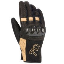 Guantes moto Segura Lady Russell S Summer Mesh 3D Amara vintage carbono CE negro/beige Brand new