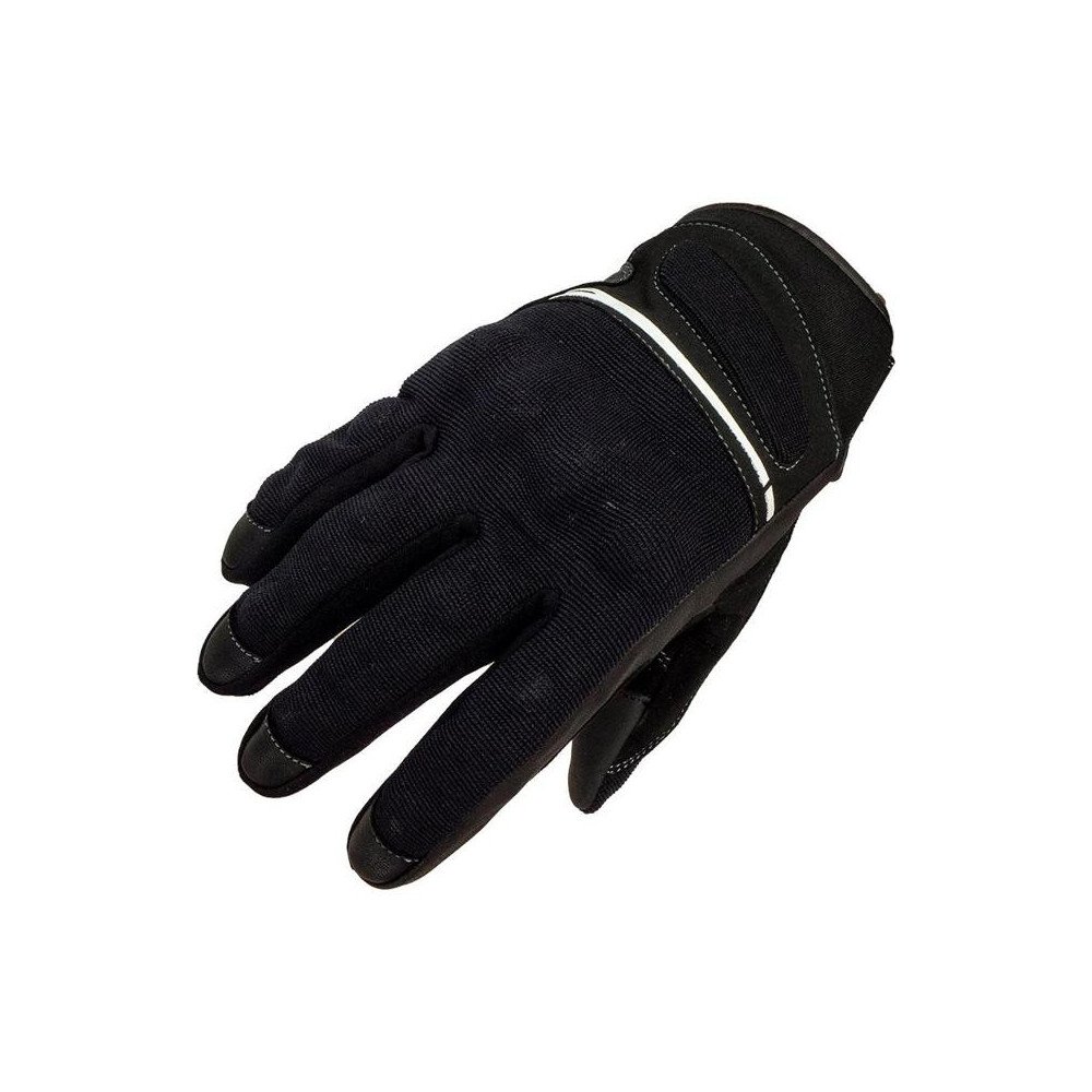 Guantes de moto para hombreBLHBe Fresh 2 S de verano, de malla y cuero, con deslizador CE, negros/blancos, nuevos