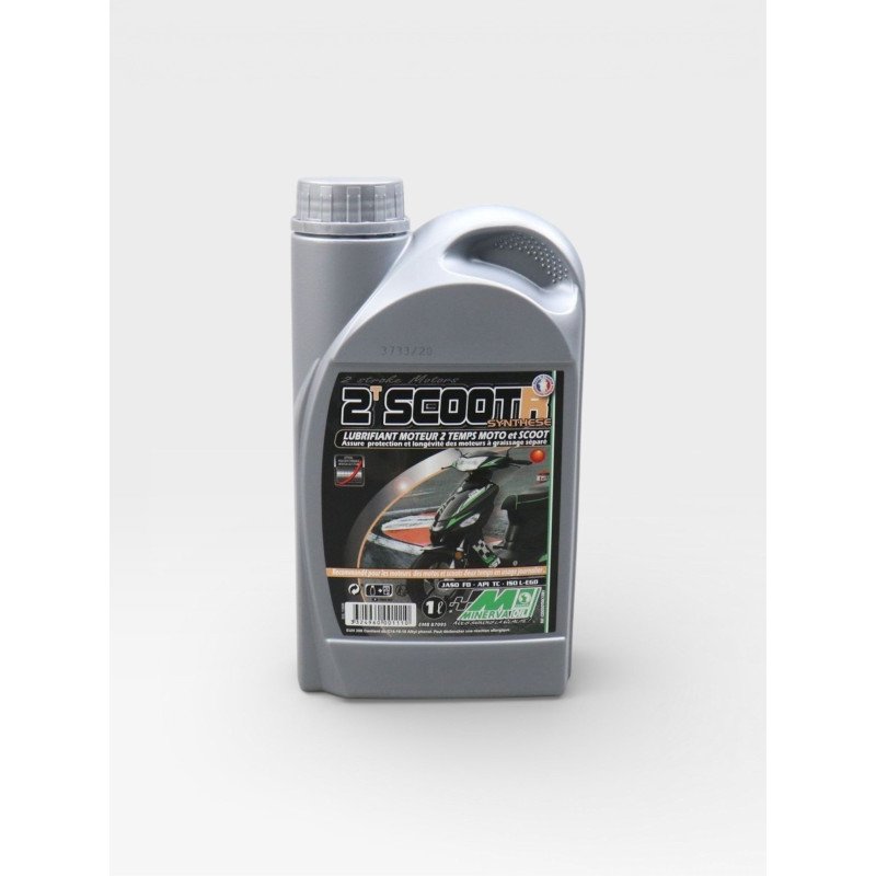 Huile moteur 2 temps scooter synthèse Minerva Oil 2 Scoot R 1L