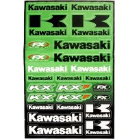 Kit autocollants universels Factory Effex 09-68130 Kawasaki vinyl