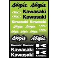 Kit autocollants universels Factory Effex SB OEM Kawasaki 15-68100