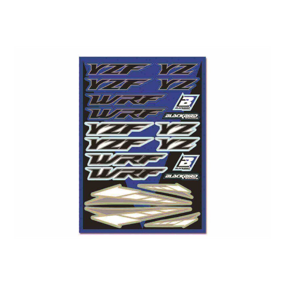 Kit stickers universel Blackbird Yamaha 5242 YZ YZF WRF autocollants
