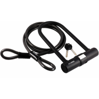 Antivol U GREEN RIDERS TY310-1 Arceau 17,4 mm + Câble 1,5 m