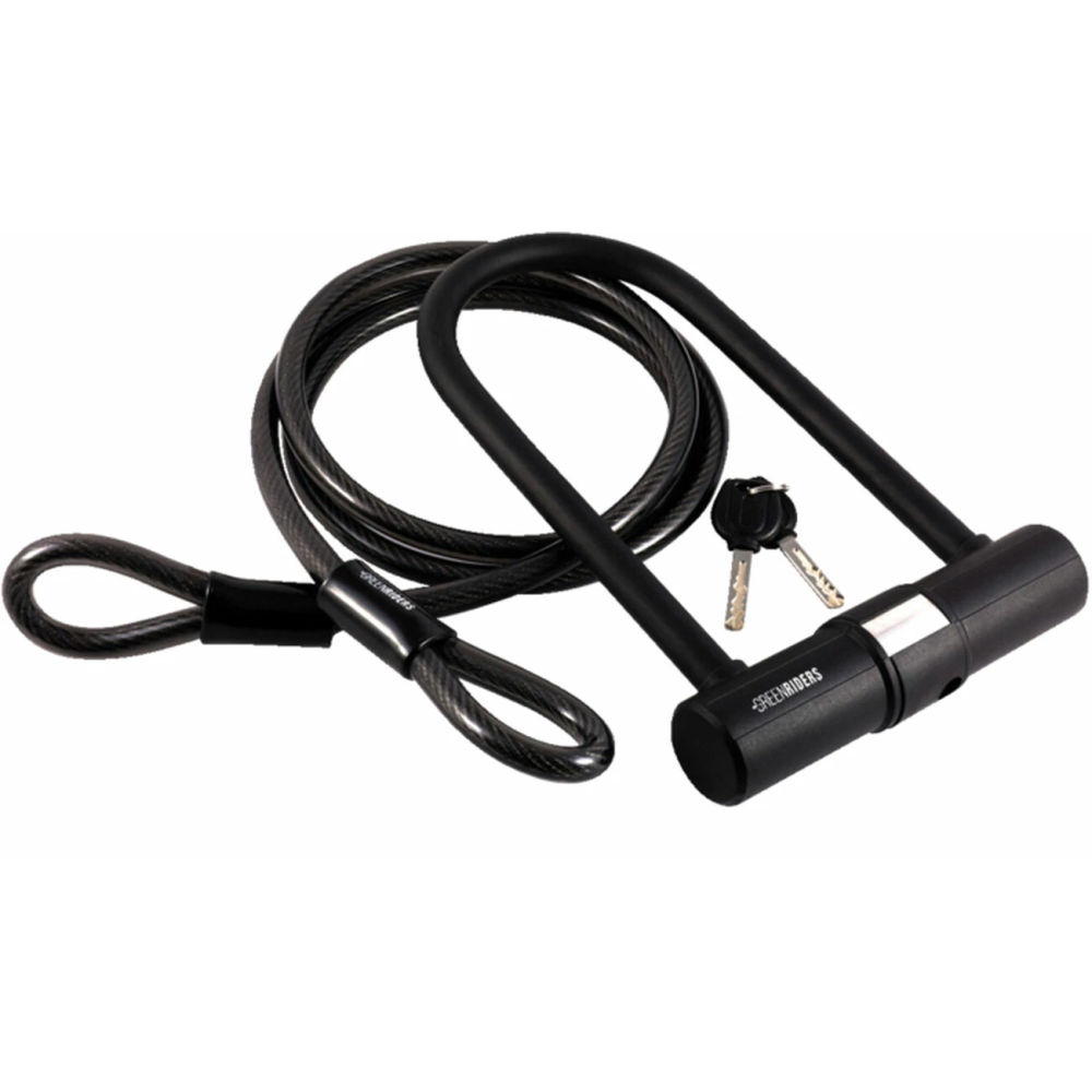 Antivol U GREEN RIDERS TY310-1 Arceau 17,4 mm + Câble 1,5 m