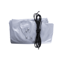 Lona alta para remolque 236 x 125 x H80 cm PVC gris