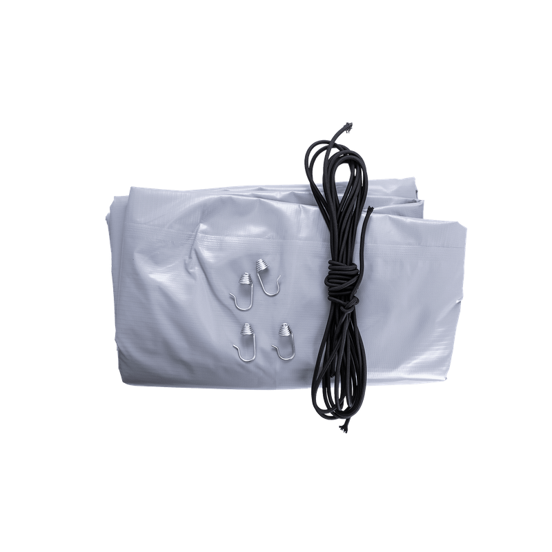 Hochplane Anhänger 236 x 125 x H80 cm grau PVC