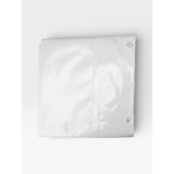 Graue Flachplane 236 x 125 cm PVC