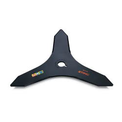 Cuchilla para taladroSTIHL, 3 dientes de acero, 250 mm, diámetro interior 25,4 mm.