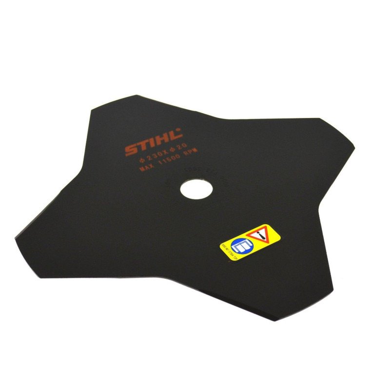 Kräutermesser „STIHL“ 4 Zähne Stahl 230 mm Bohrung 20 mm NEU