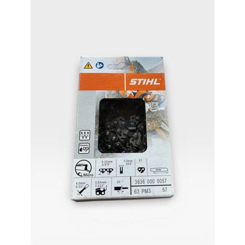 STIHL-Kette Picco Micro 3 3/8P 1,3 mm 57E Führung 40 cm Ref. 3636-000-0057