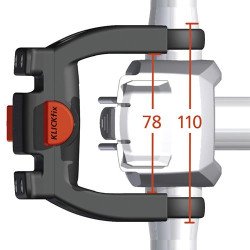 Klickfix E-Bike Lenkerhalterung KF349 für VAE Bildschirme