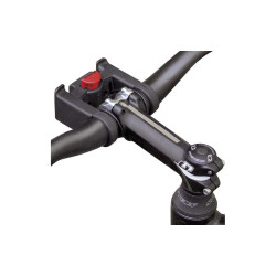Support guidon Klickfix oversize KF332 Ø31,8 mm pour sac panier vélo