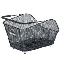 Panier vélo arrière BASIL Icon M fixation MIK noir réf B11255