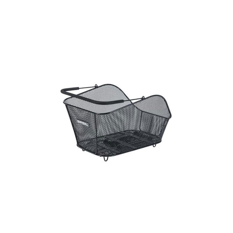 arrière bike basket BASIL Icon M with MIK attachment, black, ref. B11255
