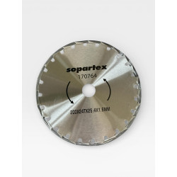 Lame débroussailleuse SOPARTEX 200 mm 24 dents réf 170764