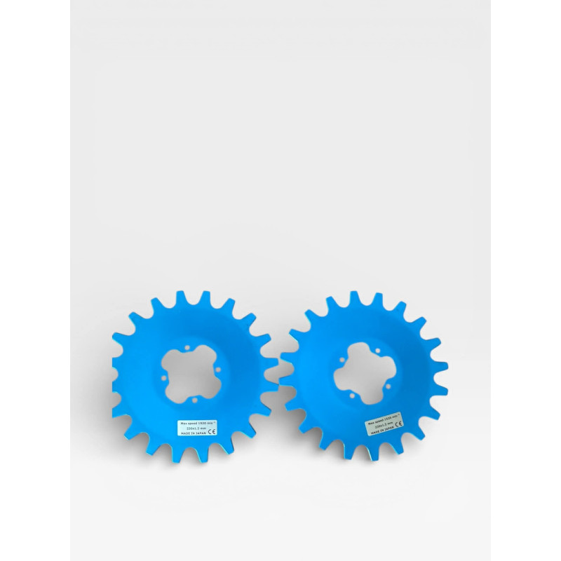 ZENOAH-SGC-Klingen-Set, Ø 230 mm, 2 Zähne, Ref. 848-8Z0-7060