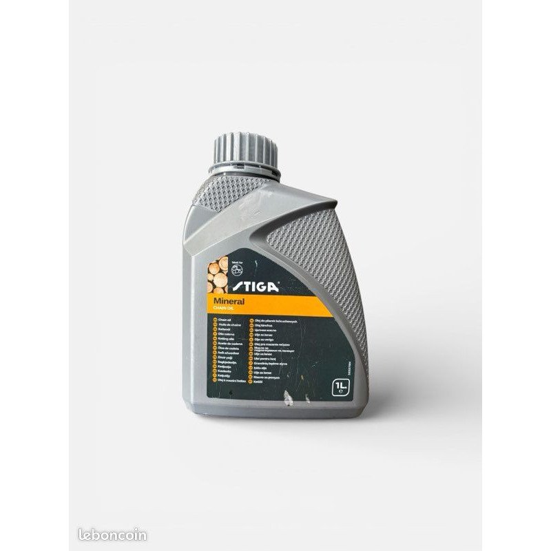 STIGA-Mineral Chainsaw Oil 1L Chain and Guide Bar Lubrication