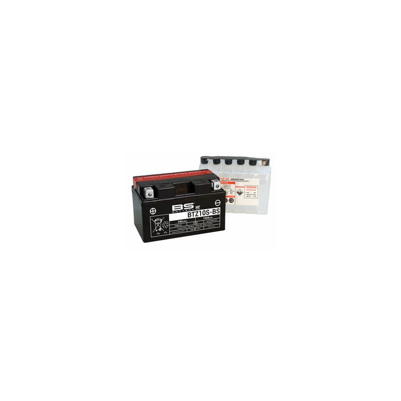 Batería para motoBS Batteryo BTZ10S-BS sin mantenimiento con paquete de ácido