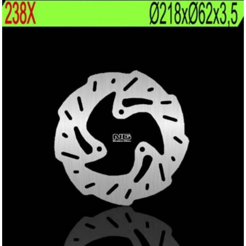 NG Brakes-fixed petal brake disc Ø218 mm Ref. 1024822 / 238X
